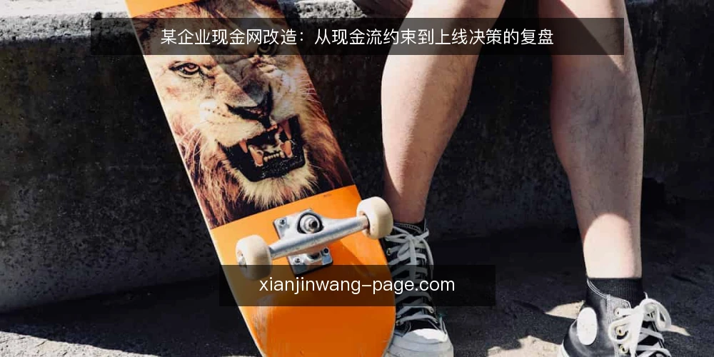 某企业现金网改造：从现金流约束到上线决策的复盘 — 场景设定：现金流压力下的现金网需求 配图